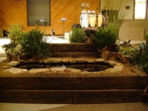 An example of an Indoor Koi Pond